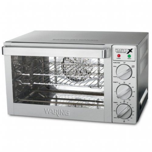 Waring WCO250X 1/4 Quarter Size Convection Oven 120V 1700W 1 Year Warranty