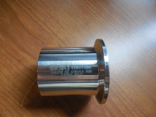 No name s/s stainless ferrule weld fitting 173d1254 aaxla 1-3/8&#034; id x 1-1/2&#034; od for sale