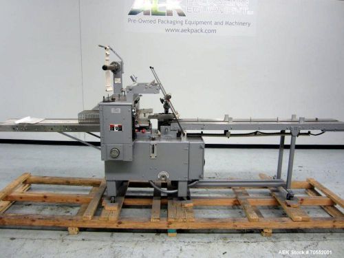 Used- doboy model scotty ii horizontal flow wrapper. capable of speeds up to 60 for sale