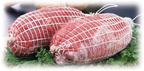 5 meters - sausage white/white butchers roastable high quality meat netting for sale