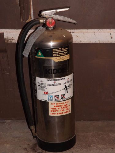 Kidde model 240 2.5 gallon pressurized water fire extinguisher for sale