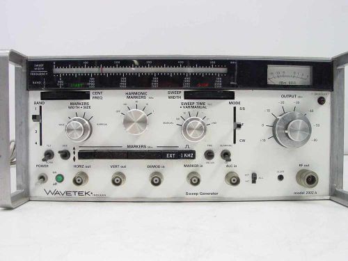 Wavetek 2.5ghz sweep signal generator - as is no power 2002a for sale