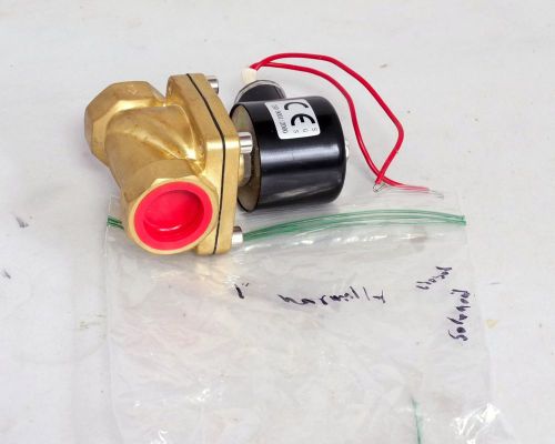 Gas water air flow valve control 1&#034; normally closed nc solenoid valve 12vdc for sale