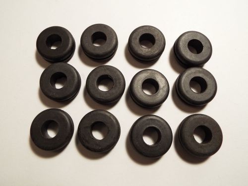 12 RUBBER GROMMETS.FITS 5/8 PANEL HOLE WITH 3/8 INNER HOLE.