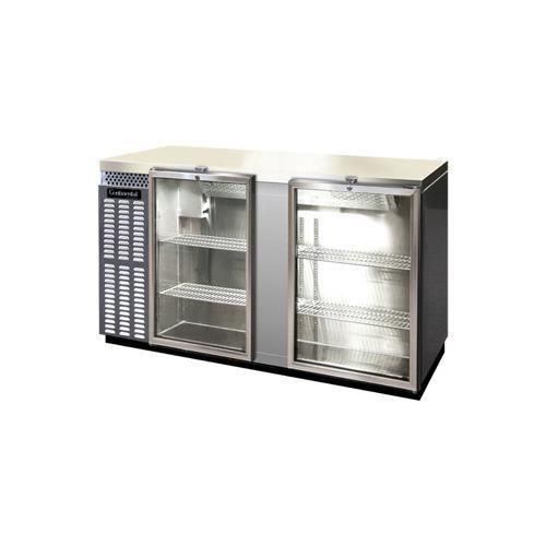 Continental Refrigerator BBUC69S-SS-GD Back Bar Cabinet, Refrigerated
