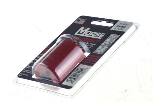New Morse AVC24, Master Cobalt Bi-Metal Hole Saw 1-1/2 Inch (38mm) - Red