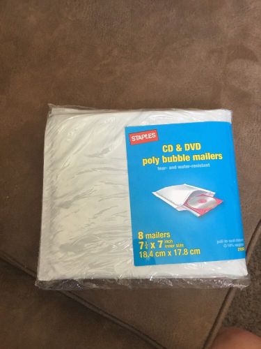 TWO- 8 Pack Poly Bubble Mailers 7 1/4 X 7