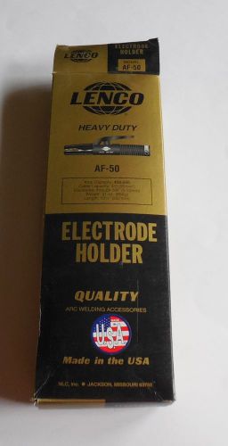 LENCO Brand  450-500 amp Electrode Holder AF-50 Heavy Duty ~ NIB