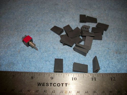 LOT OF FLAT BLACK PRESS-ON LEVERS/ACTUATORS FOR C&amp;K MINI SWITCHES! A
