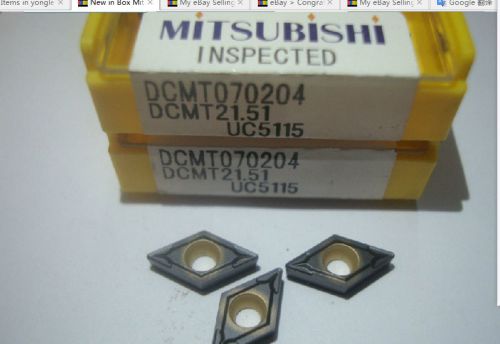 NEW IN BOX MITSUBISHI DCMT070204 UC5115 DCMT21.51 Carbide Insert 10PCS/box