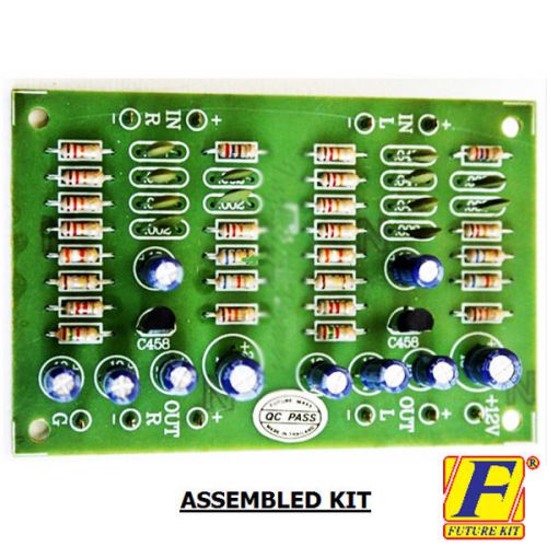 2x FA654 LOUDNESS STEREO, INCREASE BASE AND TWITTER,ELECTRO CIRCUIT BOARD,ASSEMB