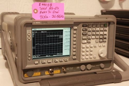 Agilent E4408B Spectrum Analyzer 9kHz - 26.5GHz  ESA-L (needs Repair)