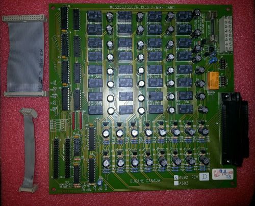 Dukane intercom a692 rev.d mcs250/350/pc1250 2-wire relay card for sale