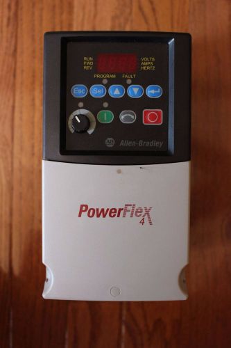 ALLEN BRADLEY POWERFLEX 4 22A-D6P0N104 SERIES A 3.0 HP 7.5 AMPS