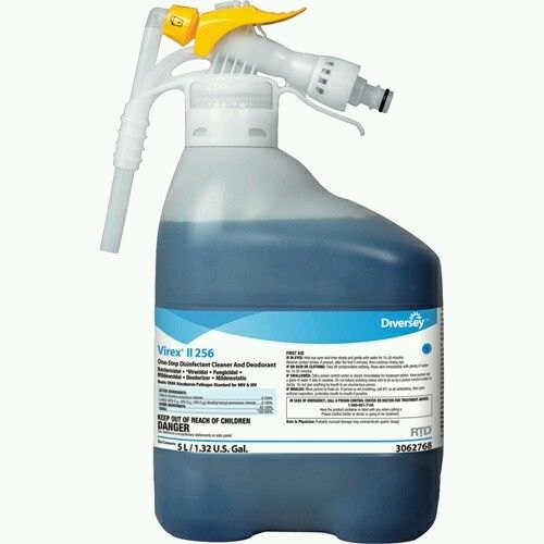 5 LITER / 1.32 GALLON VIREX II 256 ONE STEP DISINFECTANT CLEANER / DEODERANT