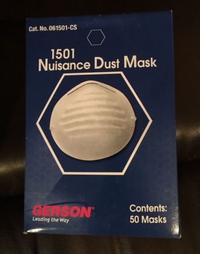 Gerson 1501 Disposable Nuisance Dust Mask 50/box New