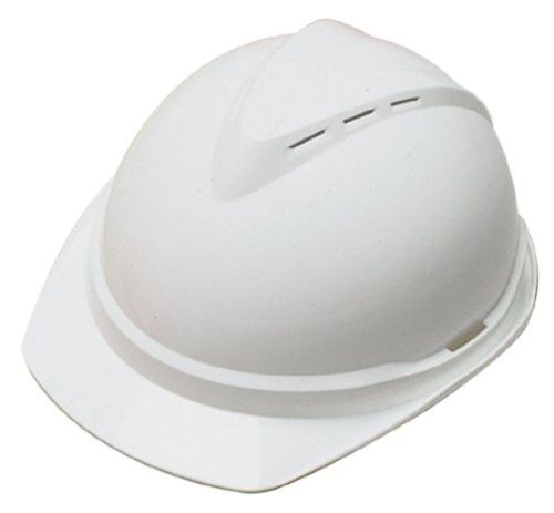 MSA Safety Works 10036453 Vented Hard Hat with Ratchet Suspension