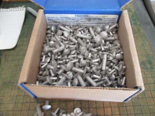 Over 2 1/2 lbs Round Head Solid Aluminum Rivets 3/16&#034; x 1/2&#034; - 1/4&#034; x 1&#034;