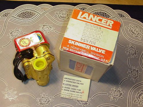 Lancer 2LG2LBG4150 Skinner Lancer 1/2 NC Solenoid Valve