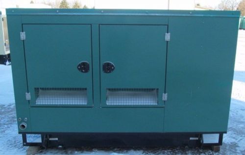 35kw cummins / onan diesel generator / genset - 177 hours - load bank tested for sale