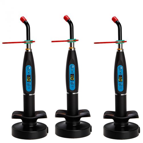 3X Dental Wireless LED 5W Curing Light Lamp 1500mw Strong Power 5 colors T1 CE