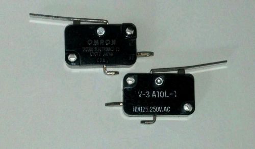 Lot of 5 OMRON Limit Switch V-3 ATOL-1 10 amp 125 - 150 volt AC