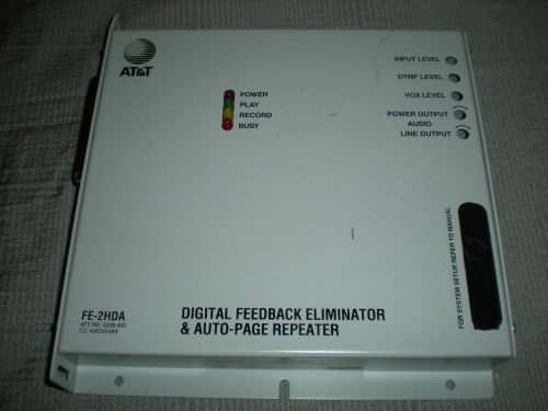 AT&amp;T Digital Fedback Eliminator &amp; Auto-Page Repeater FE-2HDA ASIS