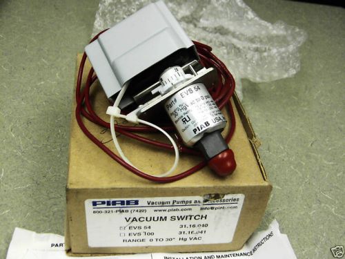 Piab vacuum switch model evs-54 / 31.16.040-new for sale