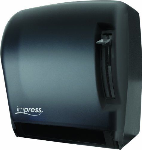 Palmer Fixture TD0220-02 Impress Lever Roll Towel Dispenser, Black Translucent
