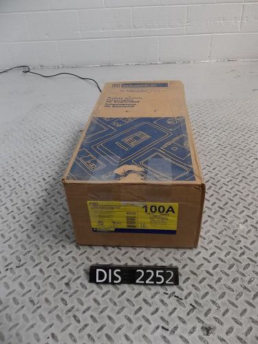 NEW Square D 100 Amp NEMA 1 Fused Disconnect/Safety Switch (DIS2252)