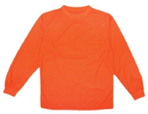 ML Kishigo 9123 Polyester Microfiber Long Sleeve T-Shirt, 2X-Large, Orange