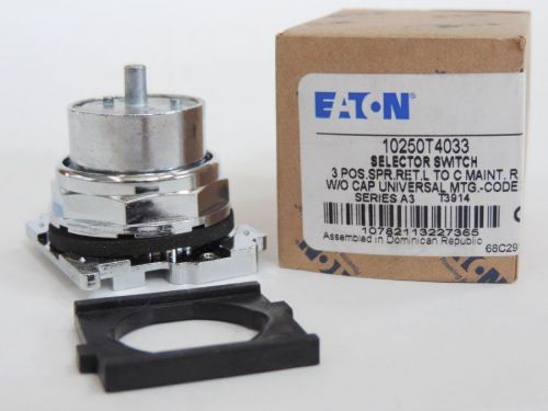 Eaton 3 Position Selector Switch No Cap 10250T4033