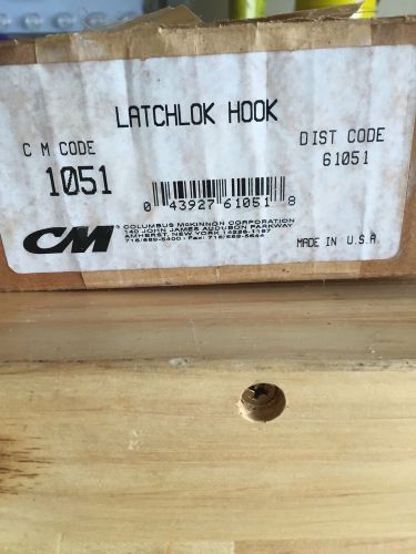 Cm lodestar valustar latchlok lower hook 1051  nib for sale