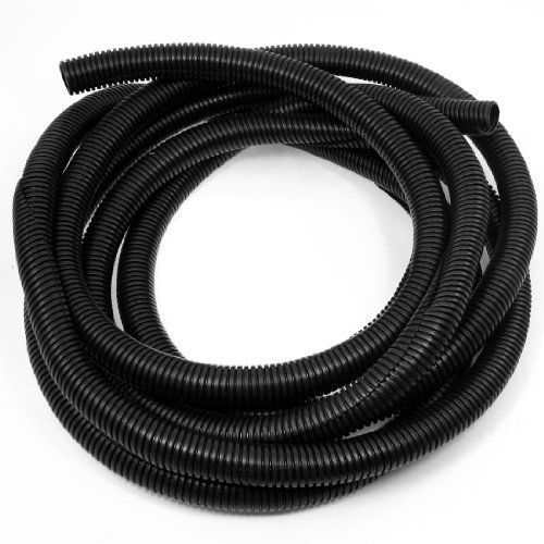 Uxcell 28mm outer diameter convoluted conduit tube wire loom harness 16ft for sale