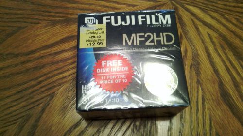 FUJI FILM MF2HD FLOOPY DISK NEW IN BOX  11 IN BOX