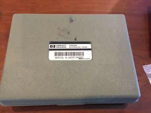 HP 1153A Differential Probe Complete with Case + Accessories $350