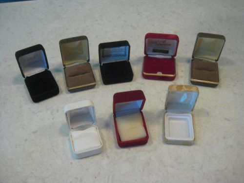 ASST. SMALL JEWELRY PRESENTATION CASES for RINGS &amp; EARRINGS