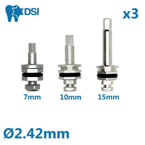 3x dental implant abutment hex driver 2.42 mm for dentist ratchet insert for sale