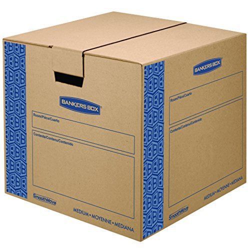40%Sale Bankers Box SmoothMove Prime Moving Boxes, Tape-Free and Fast-Fold 18 x