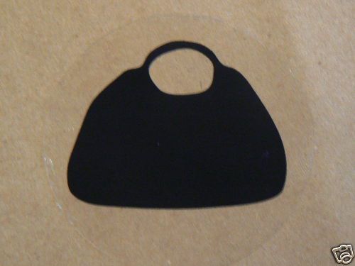200 Pack Adhesive Labels Handbag Design Printed on Clear Stock