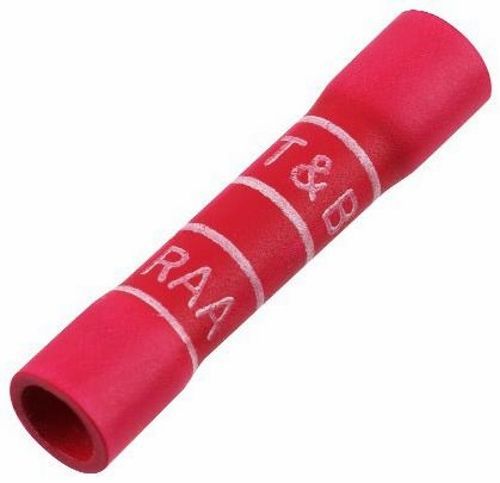 Raa217 thomas betts butt splice connector expanded insulated vinyl red \\ 100pcs for sale
