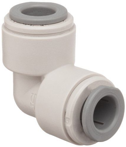 John Guest Acetal Copolymer Tube Fitting, Union Elbow, 5/16&#034; Tube OD (Pack of
