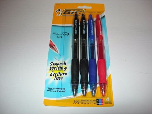 Bic Retractable Gel Pens Pack of Four (4)