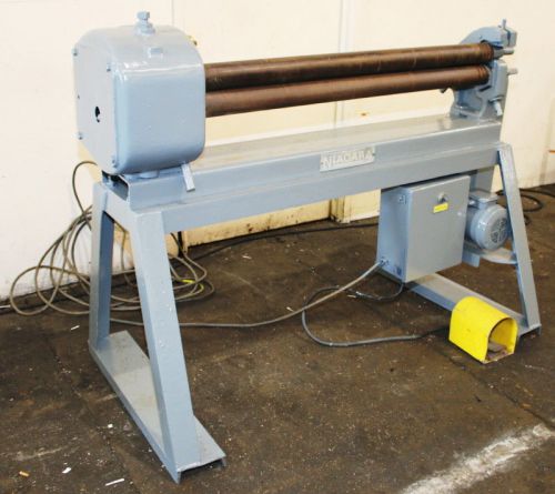 16&#034; cap 48&#034; w niagara 342 bending roll, on factory stand for sale