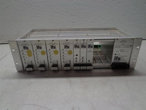 IFS International Fiber Systems Chasis with PS-R3 Power Supply and VAD7010WDM-B