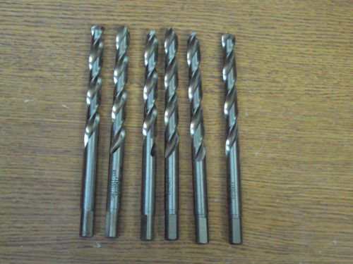 6 new ptd precision twist drill 13/32&#034; (.4062) hss m7 drill bits for sale