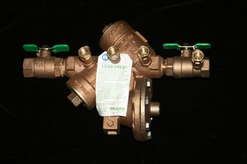 Zurn Wilkins 3/4” Lead-Free Reduced Pressure Backflow Preventer Assembly 975XL2