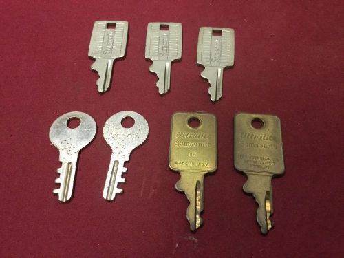 Samsonite Luggage Pre-cut Keys, S86 &amp; T49, Set of 7 - Locksmith