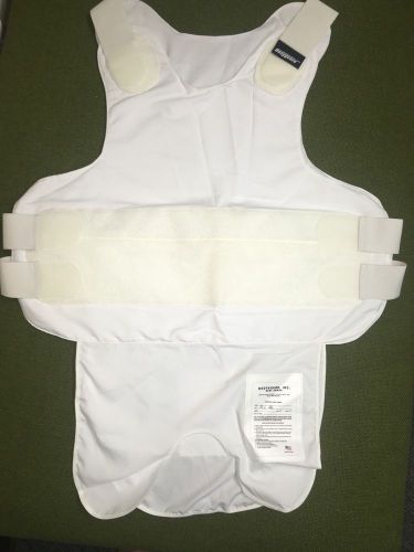 Carrier for kevlar armor- white xl/2l- body guard brand + bullet proof vest +new for sale