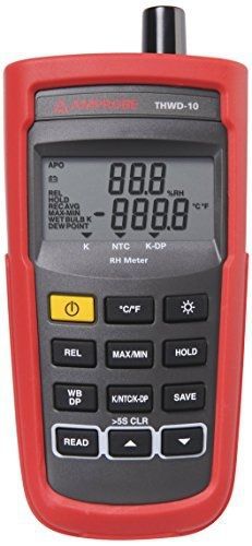 Amprobe thwd-10 relative humidity and temperature meter for sale